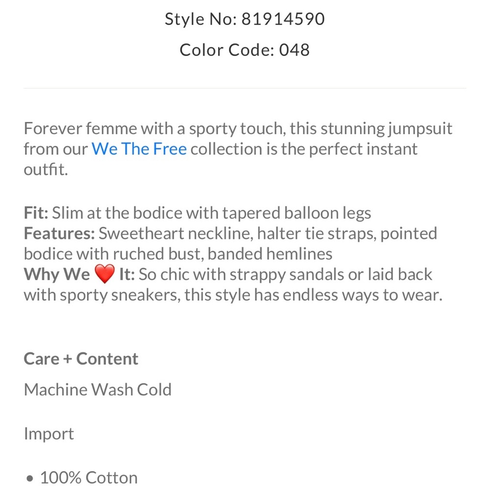 Free People Scenic Route Jumpsuit - Picture 10 of 10
